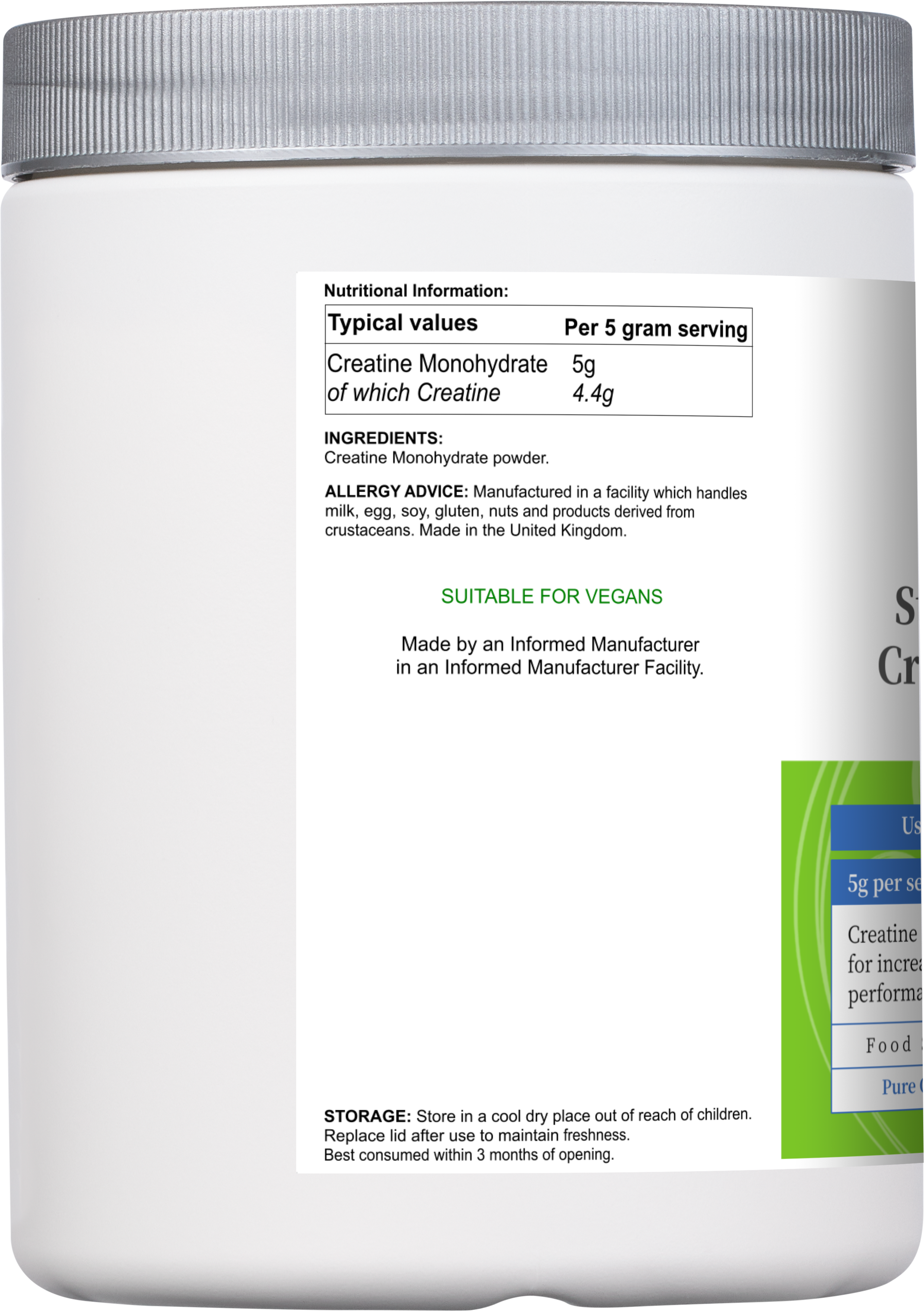 Strength Boost Creatine Powder