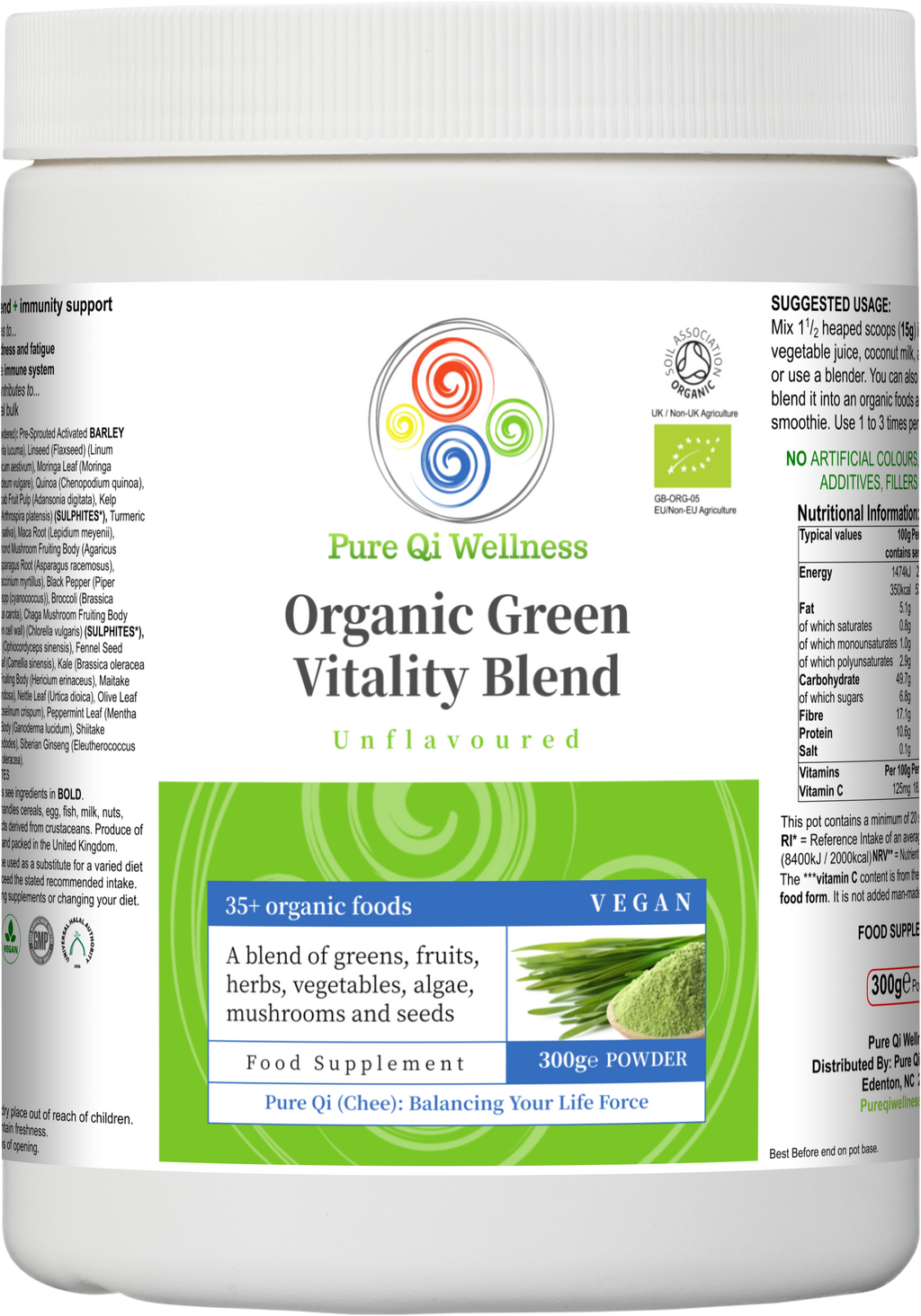 Organic Green Vitality Blend