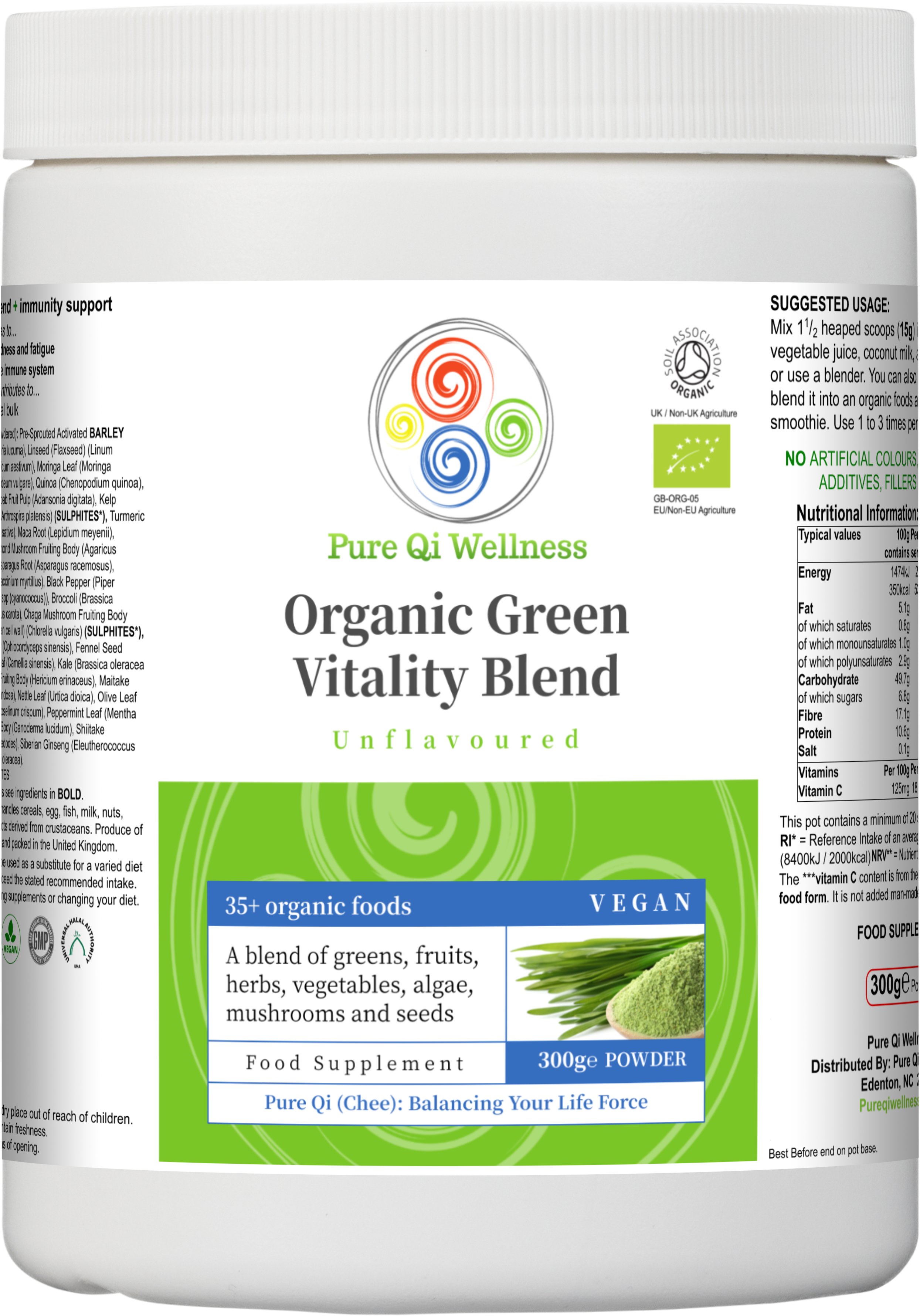 Organic Green Vitality Blend