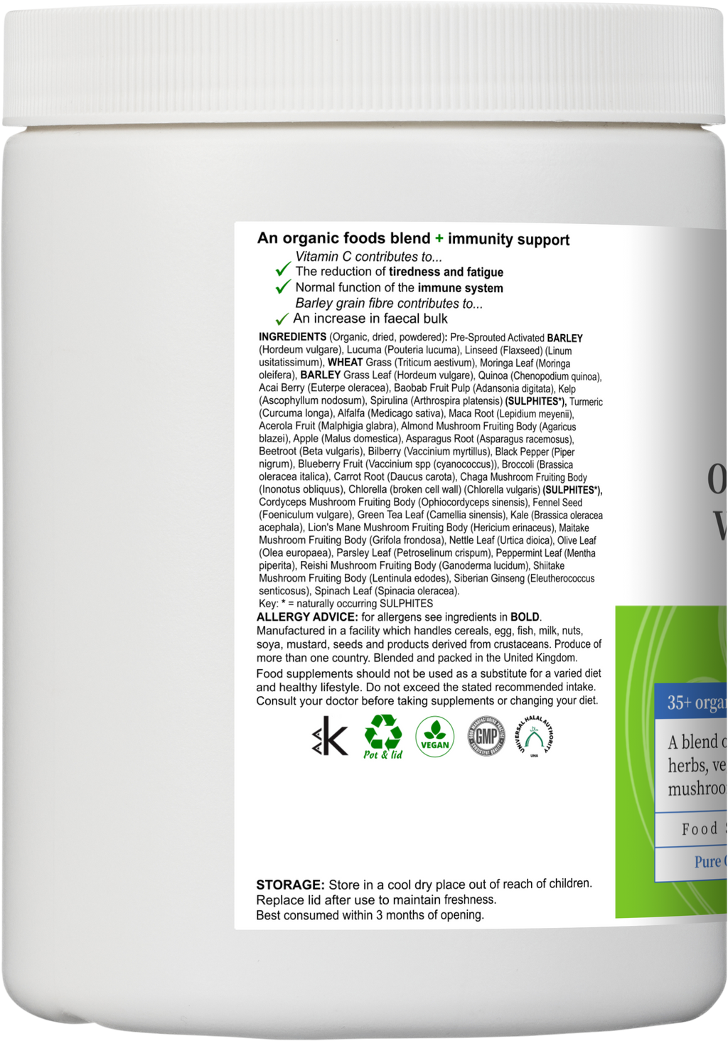 Organic Green Vitality Blend
