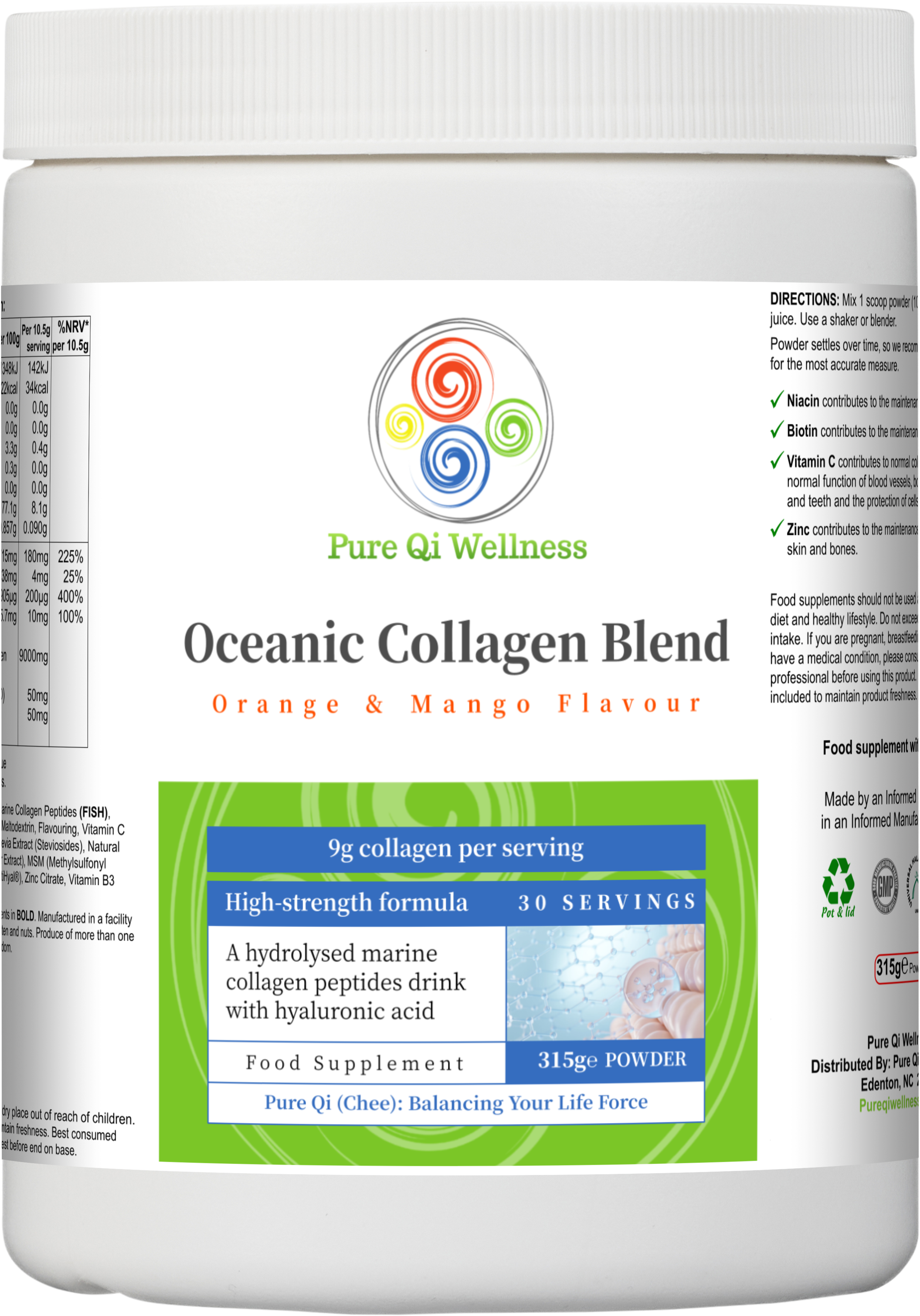 Oceanic Collagen Blend (Orange)
