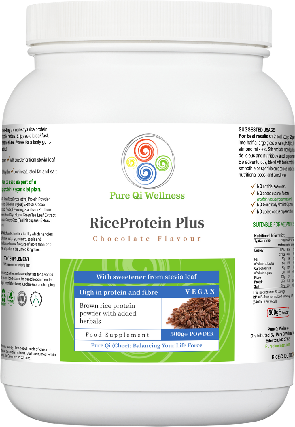 RiceProtein Plus (Chocolate)