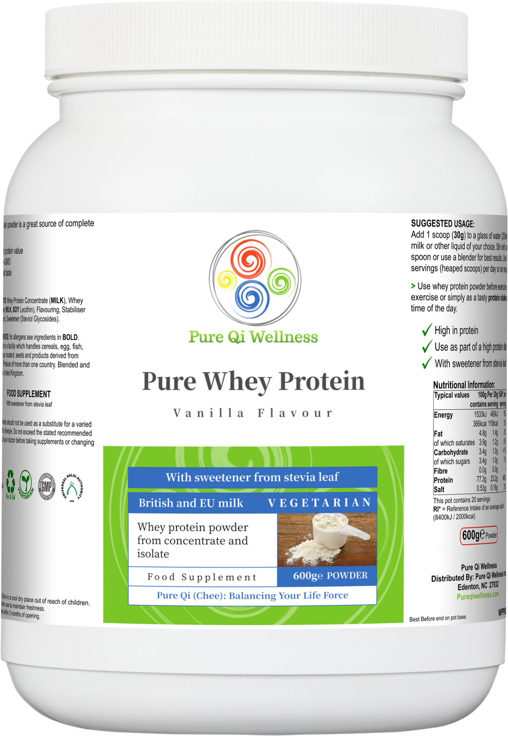 Pure Whey Protein (Vanilla)