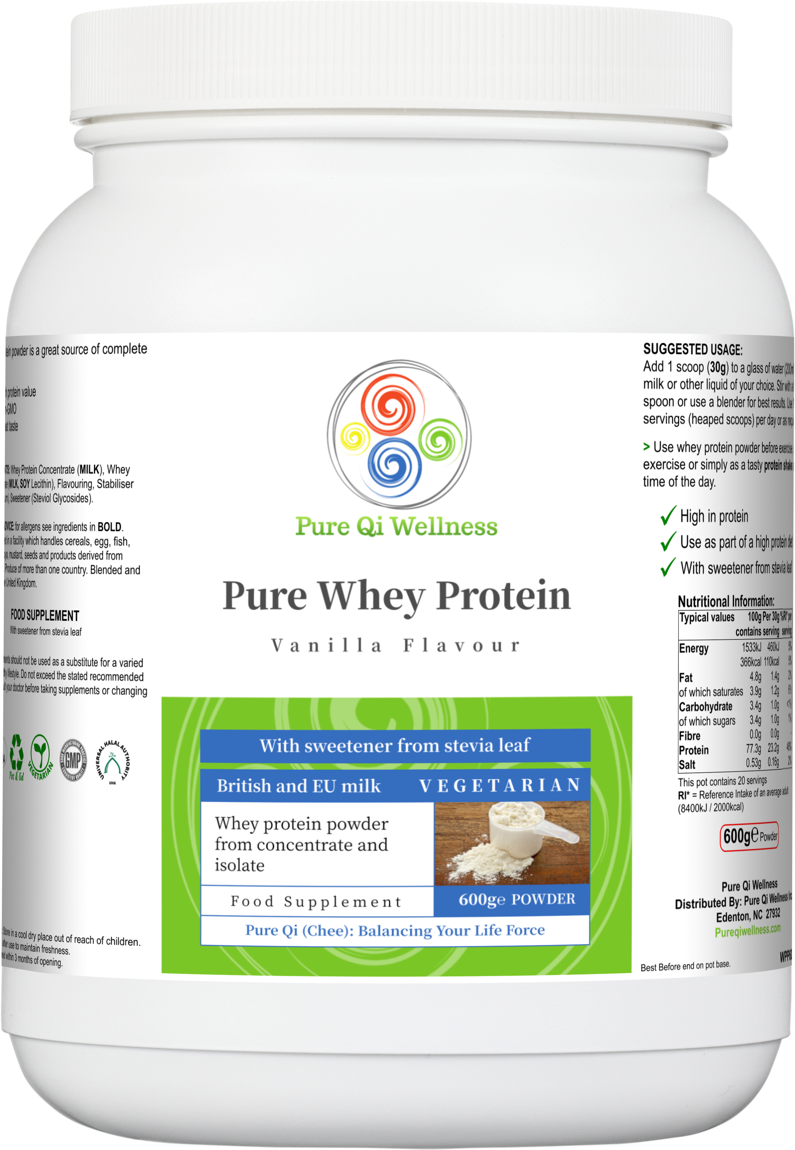 Pure Whey Protein (Vanilla)