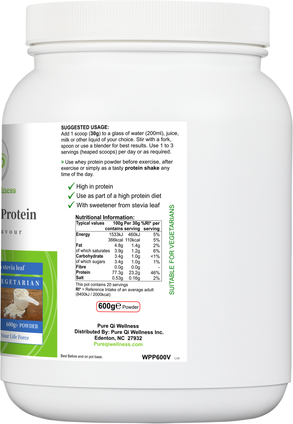 Pure Whey Protein (Vanilla)