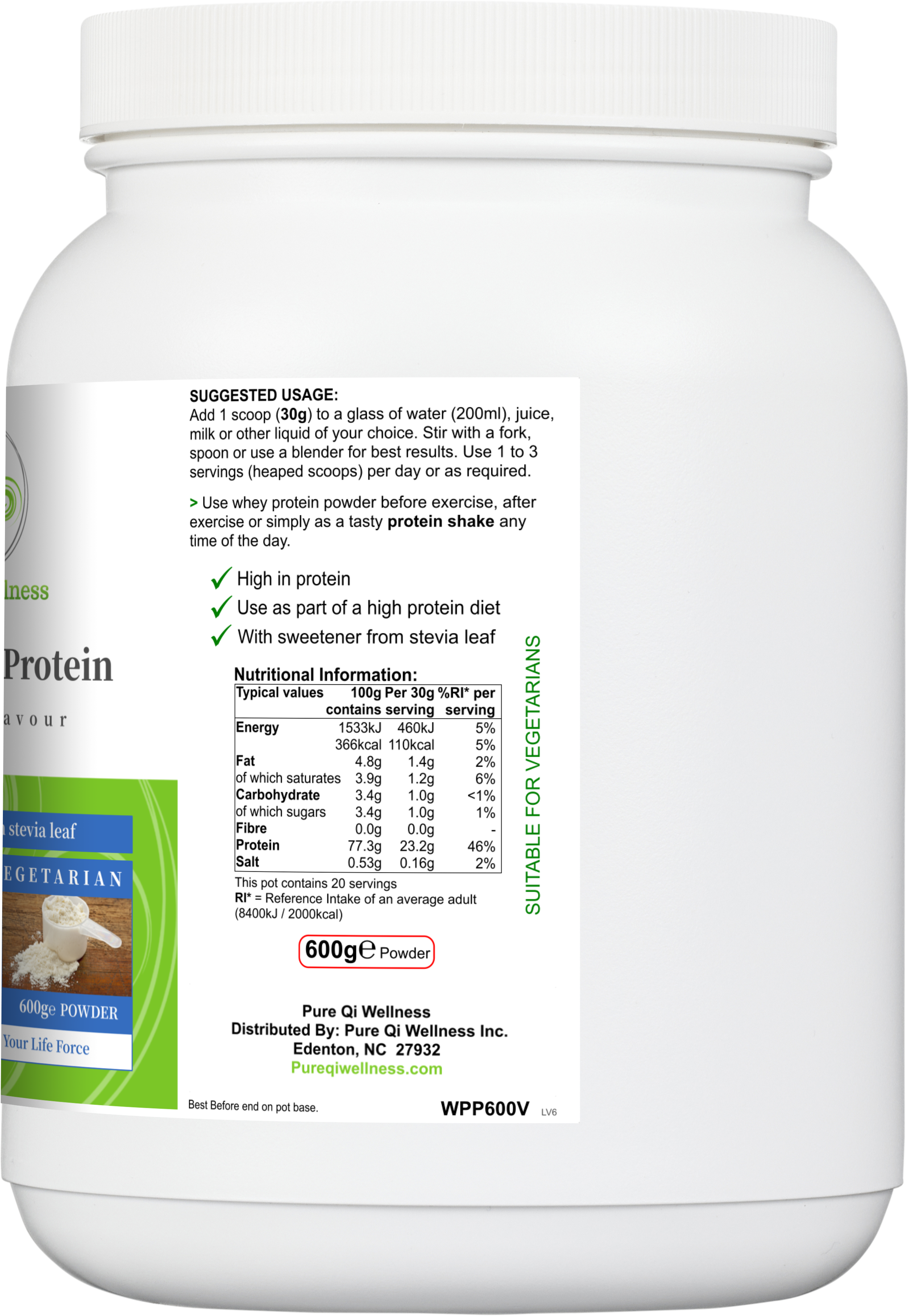Pure Whey Protein (Vanilla)