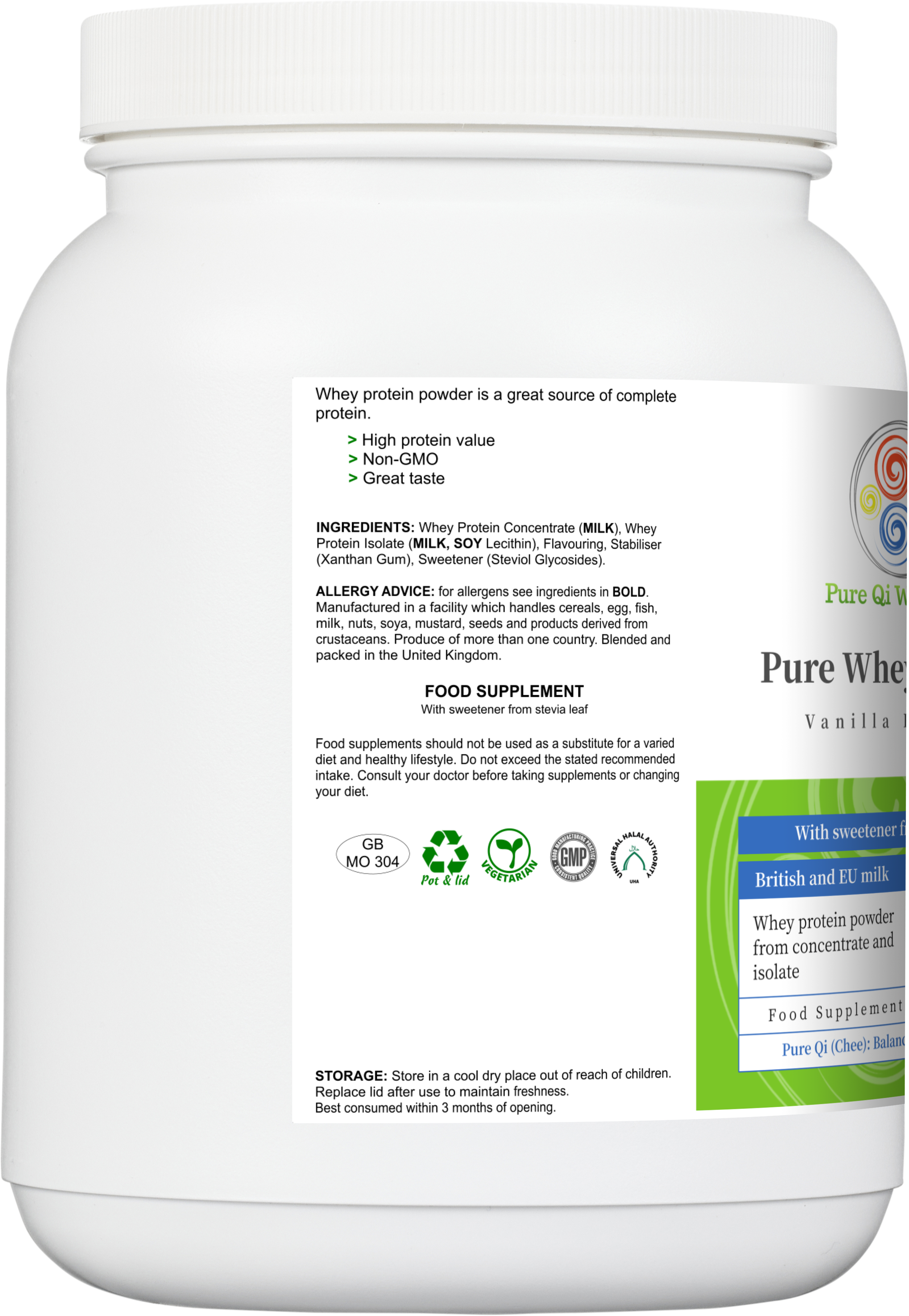Pure Whey Protein (Vanilla)
