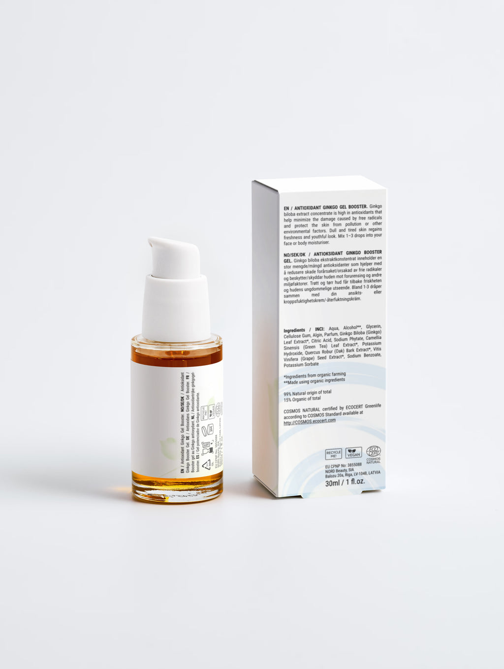 Antioxidant Ginkgo Gel Booster