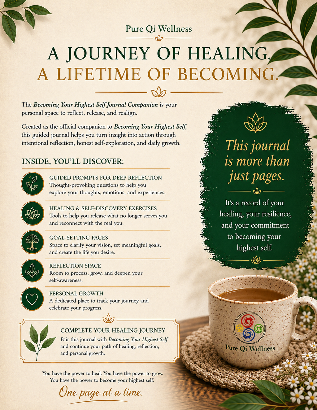 Becoming Your Highest Self Journal Companion: The Official Companion Journal to Becoming Your Highest Self